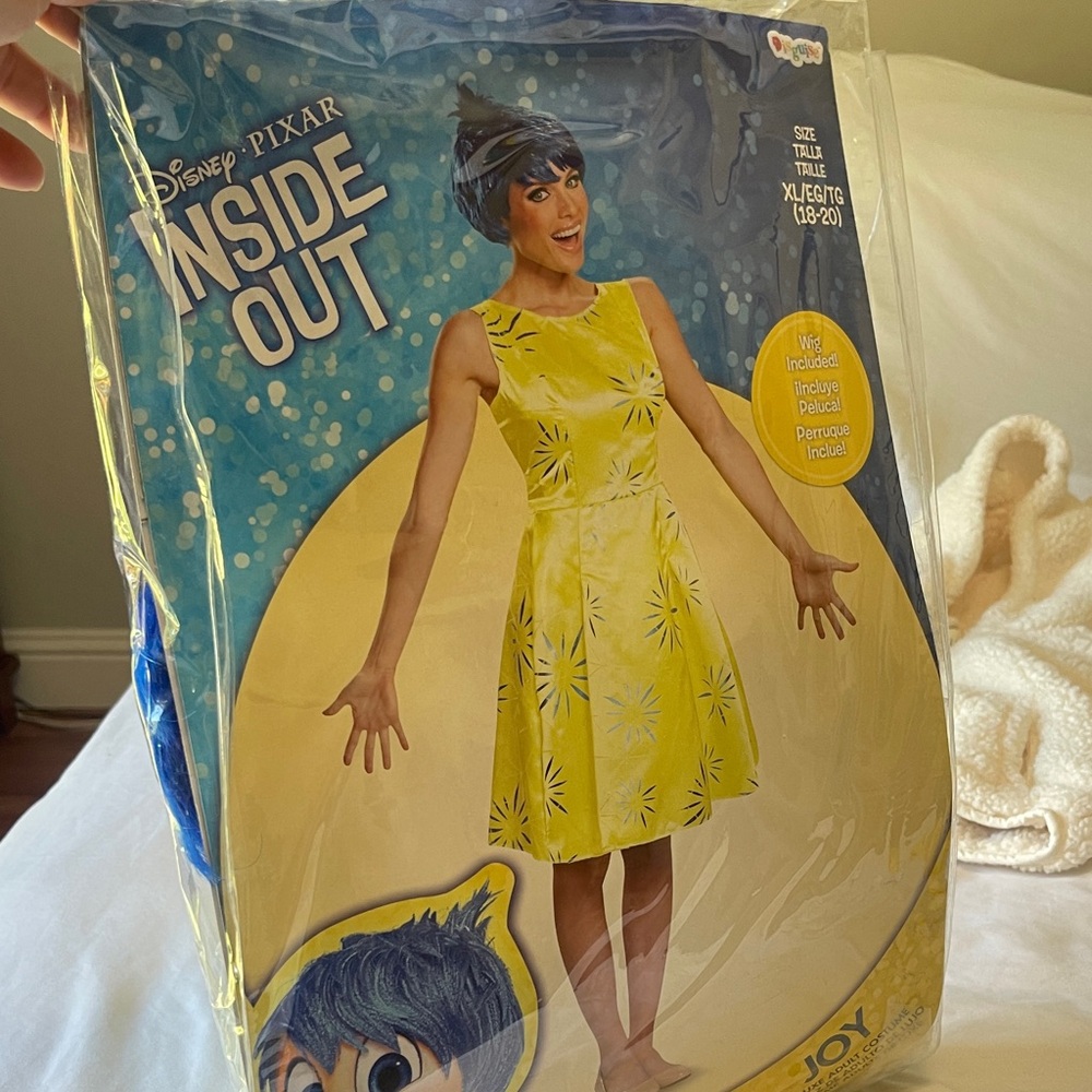 Disney Inside Out Yellow Midi Dress